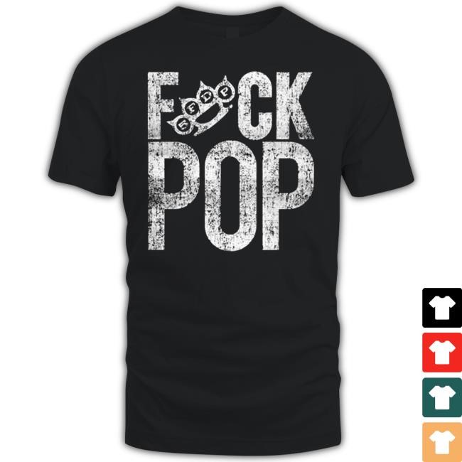 "Fuck Pop" Patch by Five Finger Death Punch Long sleeve T shirt